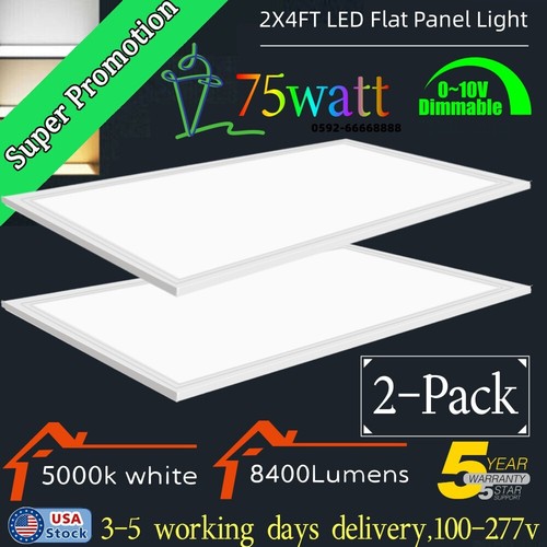 2x4 75w flat daylight panel - 75w,